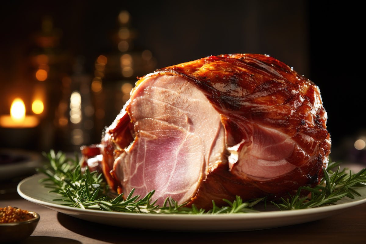 Easy Hot Honey Ham Recipe with Balsamic Vinegar Glaze - Texas Hill Country Olive Co.