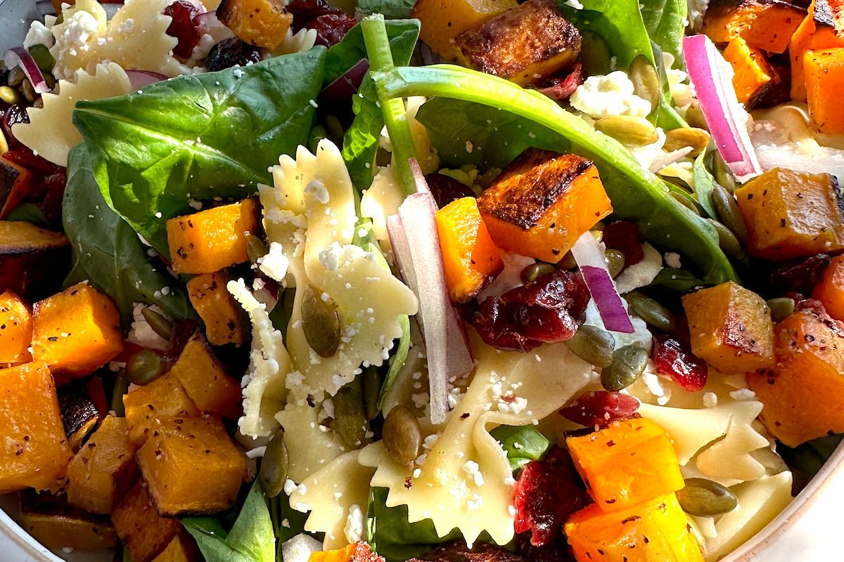 Fall Pasta Salad with Autumn Maple Vinaigrette Texas Hill Country Olive Co. Fall Pasta Salad with Autumn Maple Vinaigrette Texas Hill Country Olive Co.