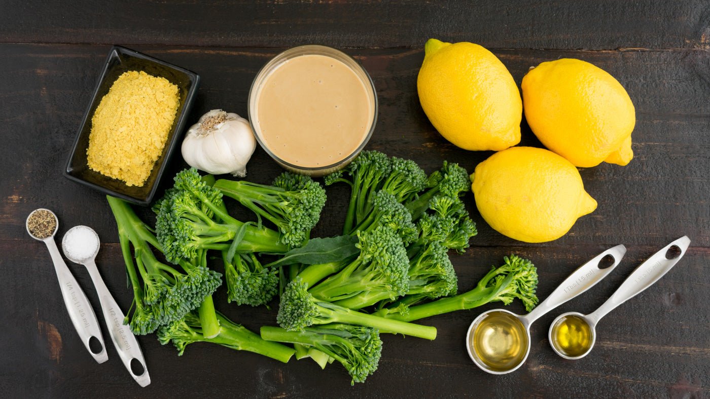 Harissa Broccolini with Tahini Sauce - Texas Hill Country Olive Co.