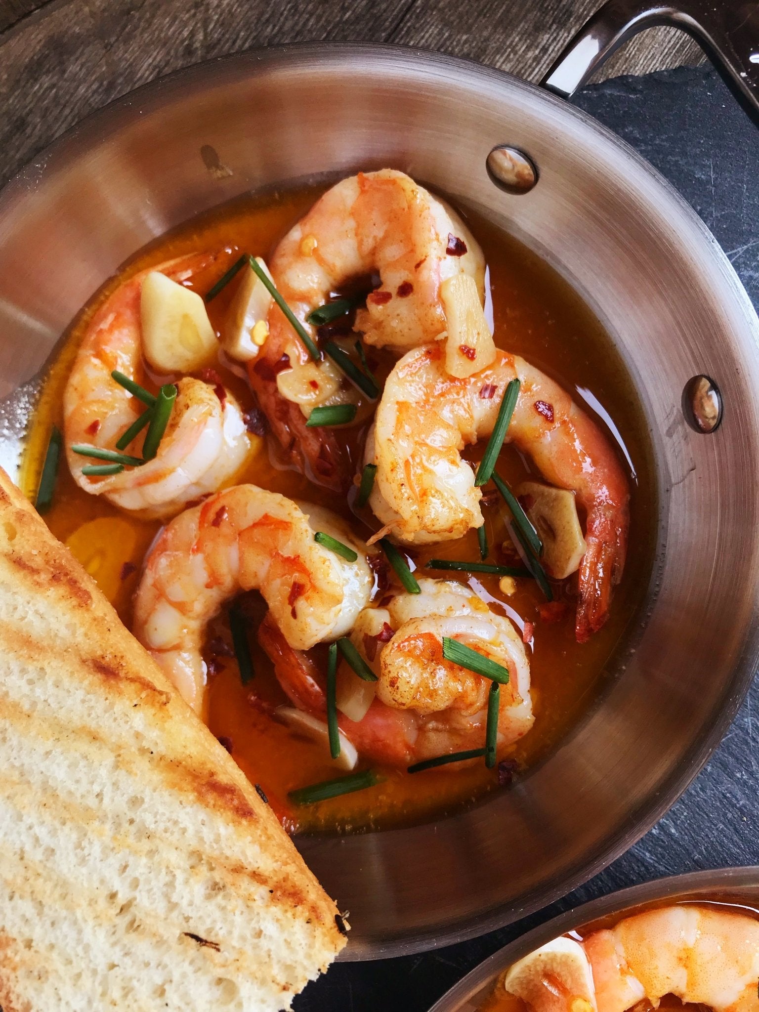 Sizzling Garlic Shrimp - Texas Hill Country Olive Co.