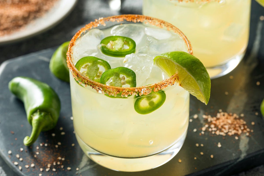 The Spicy Balsamic Margarita with Tajin Rim - Texas Hill Country Olive Co.