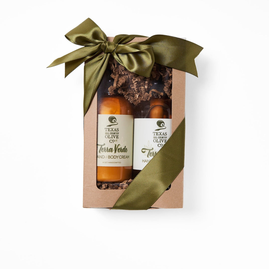 Terra Verde Olive Oil Hand Soap & Body Cream Set