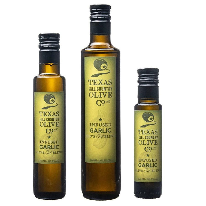Garlic Infused Olive Oil_Infused Olive Oil_Texas Hill Country Olive Co.