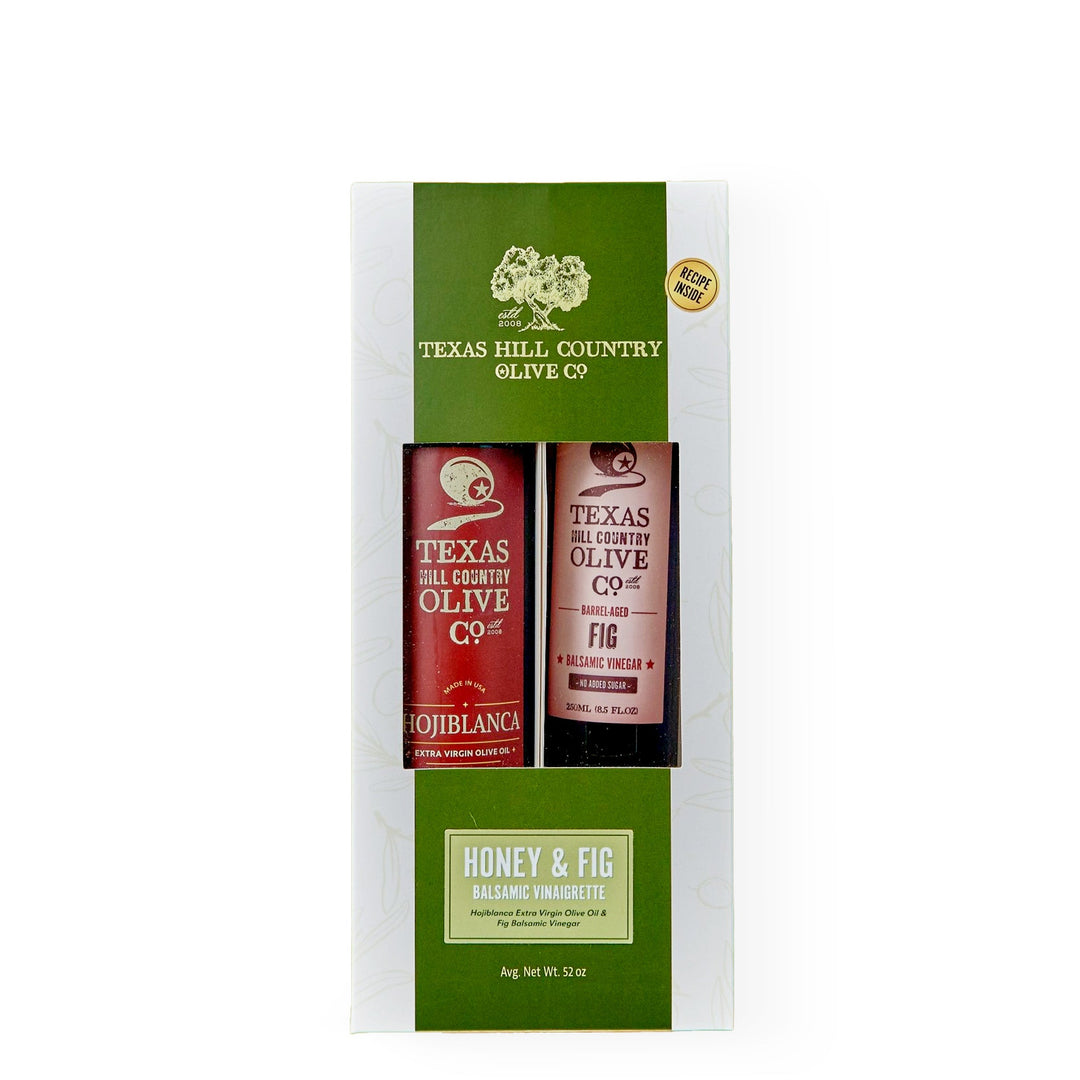 Honey & Fig Vinaigrette Recipe Set_Gift Sets_Texas Hill Country Olive Co.