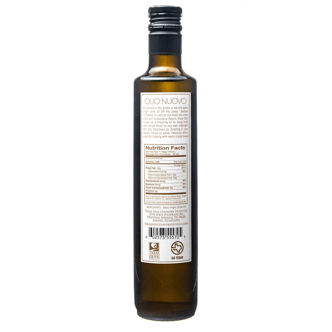 Olio Nuovo Extra Virgin Olive Oil_Extra Virgin Olive Oil_Texas Hill Country Olive Co.