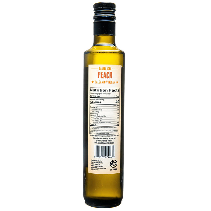 Peach Balsamic Vinegar_Balsamic Vinegar_Texas Hill Country Olive Co.