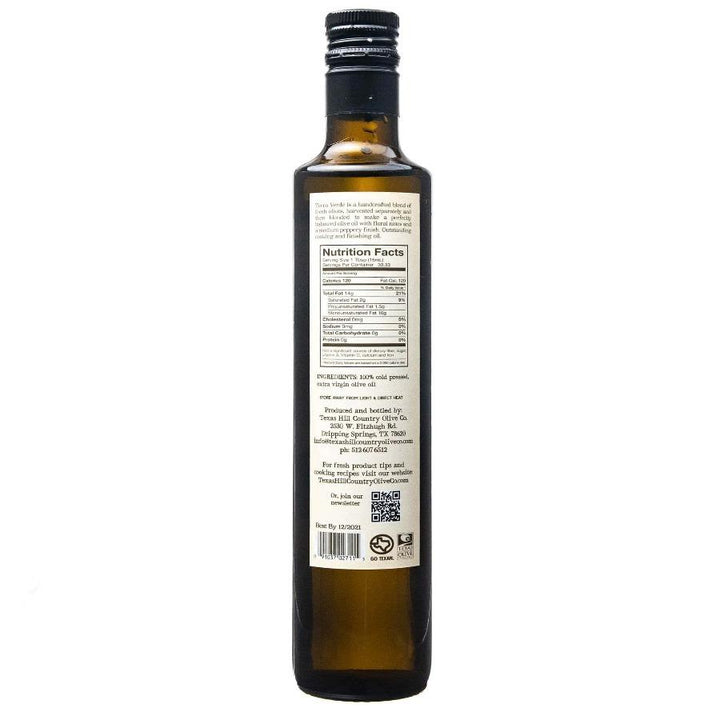 Terra Verde Extra Virgin Olive Oil_Extra Virgin Olive Oil_Texas Hill Country Olive Co.