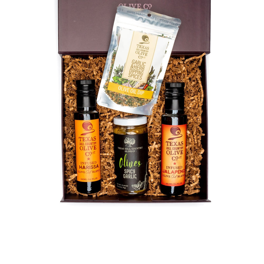 Texas Hot & Spicy Keepsake Box_Gift Sets_Texas Hill Country Olive Co.