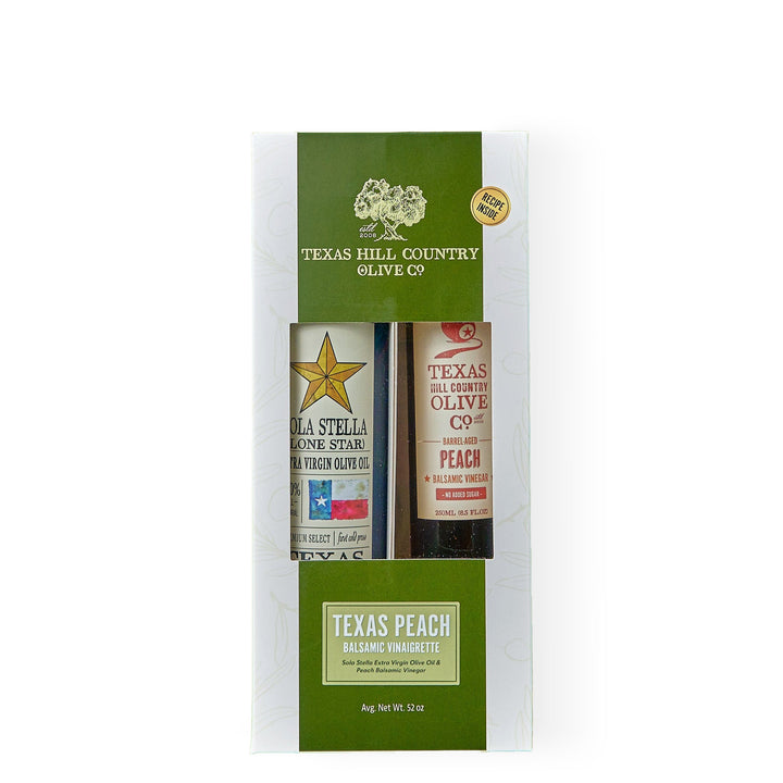 Texas Peach Vinaigrette Recipe Set_Gift Sets_Texas Hill Country Olive Co.