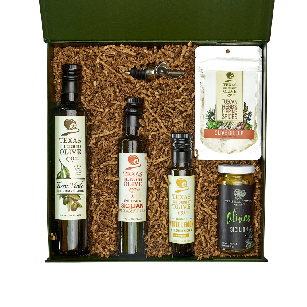 The Deluxe Sicilian Keepsake Box_Gift Sets_Texas Hill Country Olive Co.