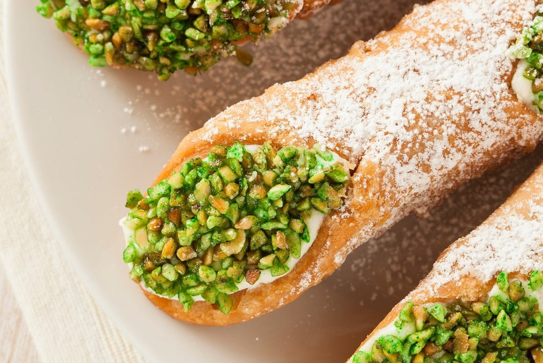 Authentic Lemon Ricotta Cannolis with Pistachio - Texas Hill Country Olive Co.