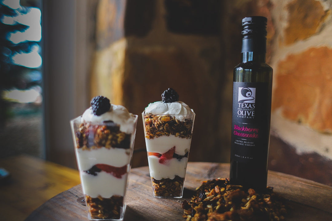 Blackberry Balsamic Granola - Texas Hill Country Olive Co.