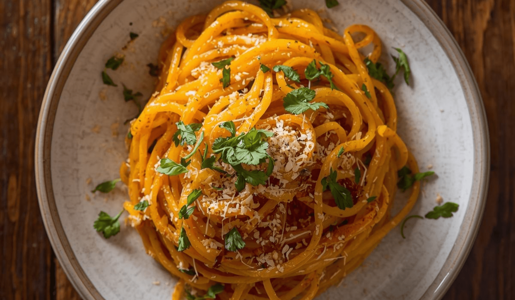 Butternut Squash Spaghetti with Olive Oil