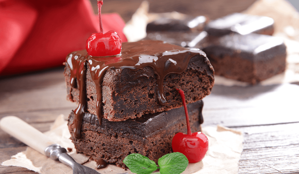 リニュートリィヴオイル Cherry Balsamic Chocolate Brownies: A Sweet & Fruity Twist – Texas