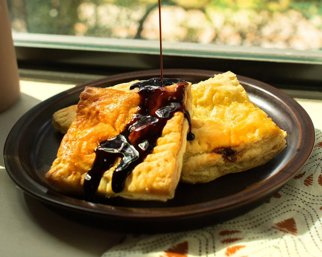 Fig Balsamic &amp; Cream Cheese Puff Pastry Tarts