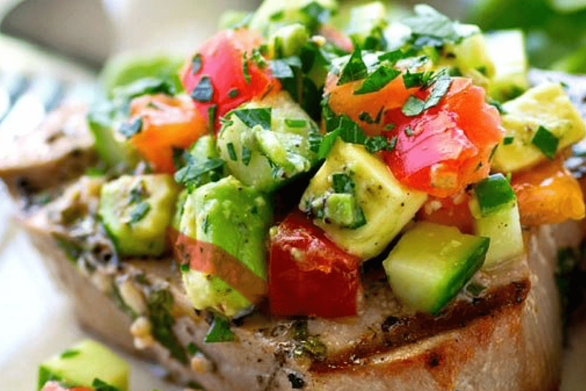 Fresh Avocado Cucumber Salsa