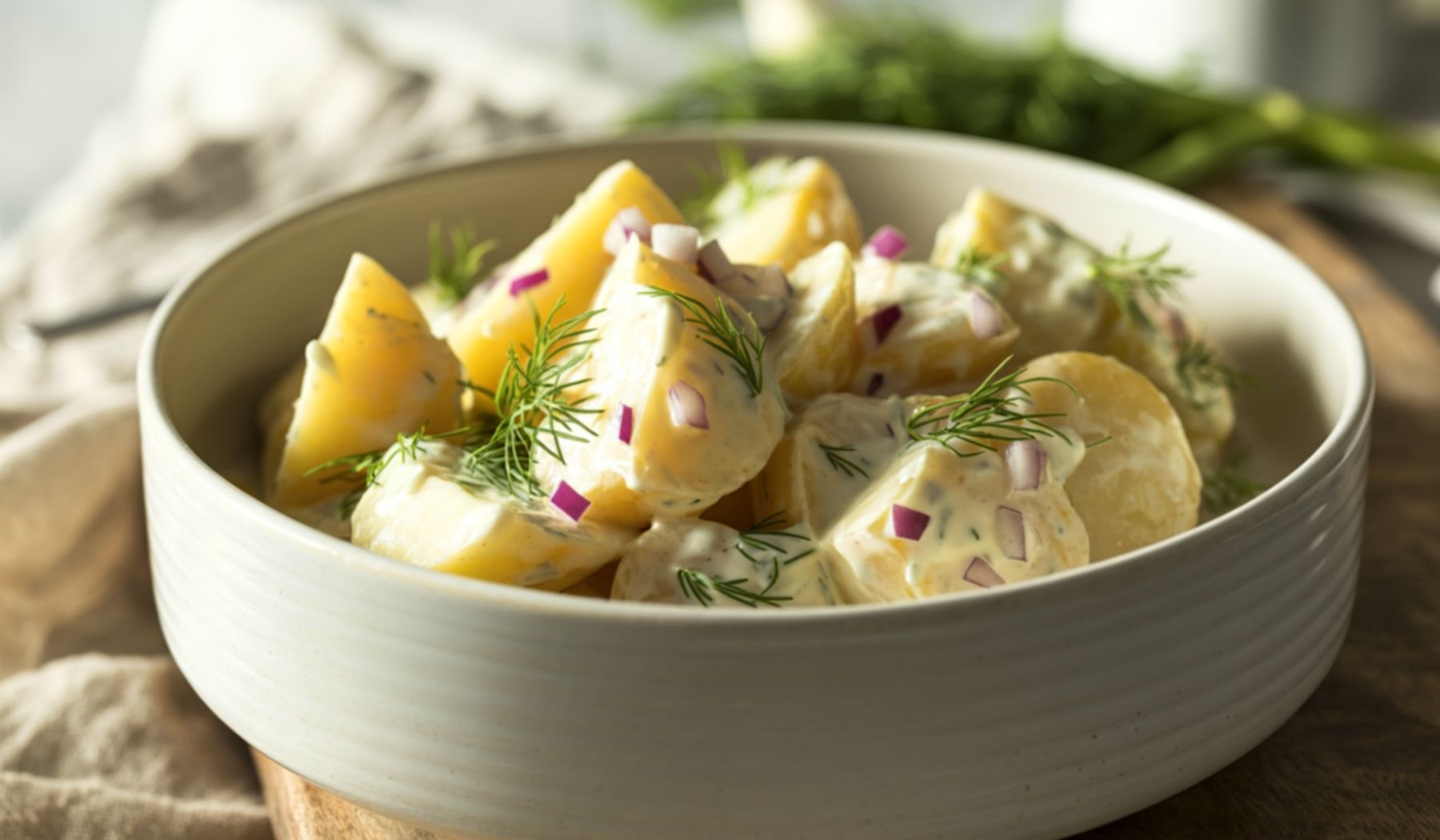 Lemon Thyme Potato Salad with Super Greek Olive Oil