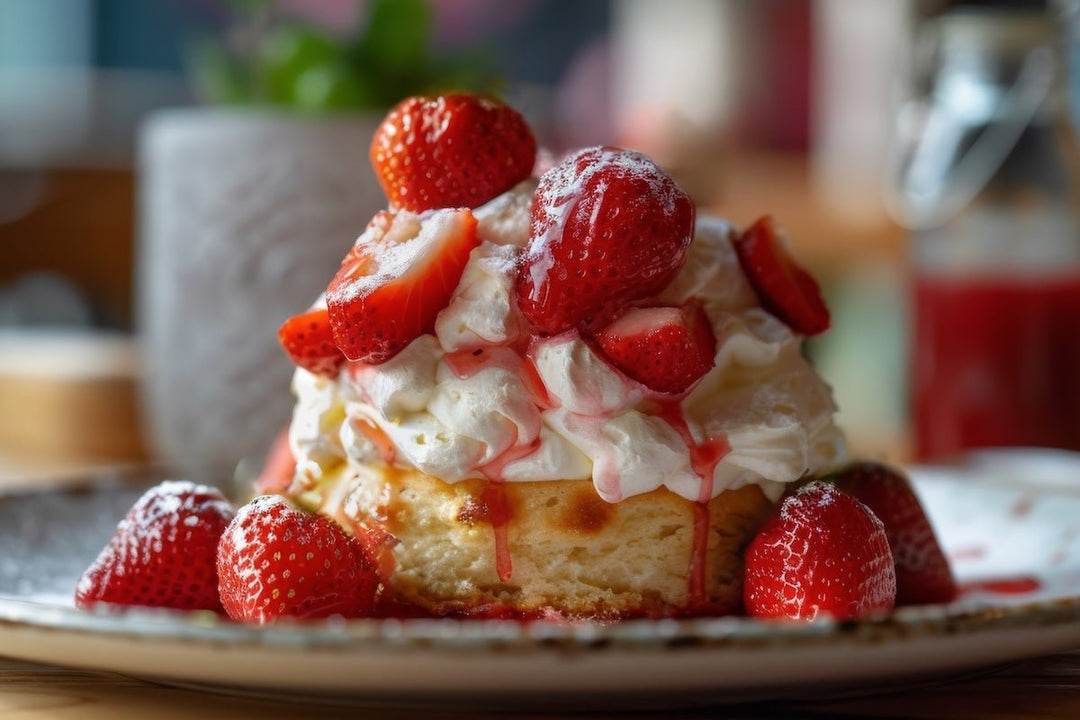 Olive Oil Strawberry Shortcake - Texas Hill Country Olive Co.
