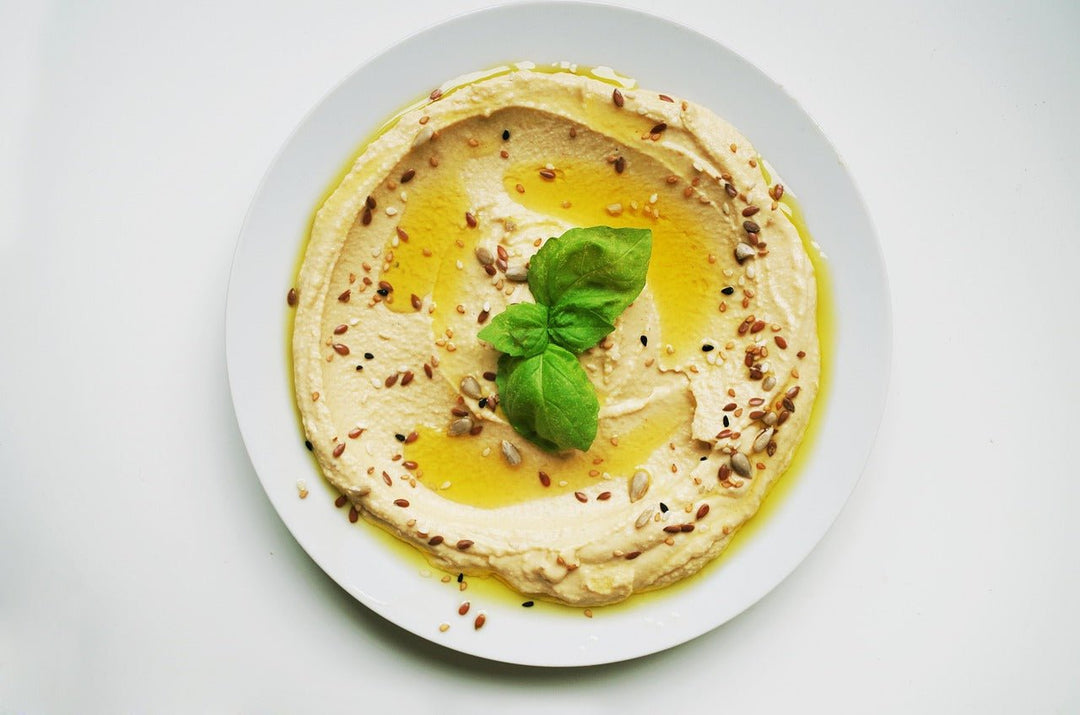 Quick Harrissa White Bean Hummus Recipe with Infused Texas Olive Oil - Texas Hill Country Olive Co.