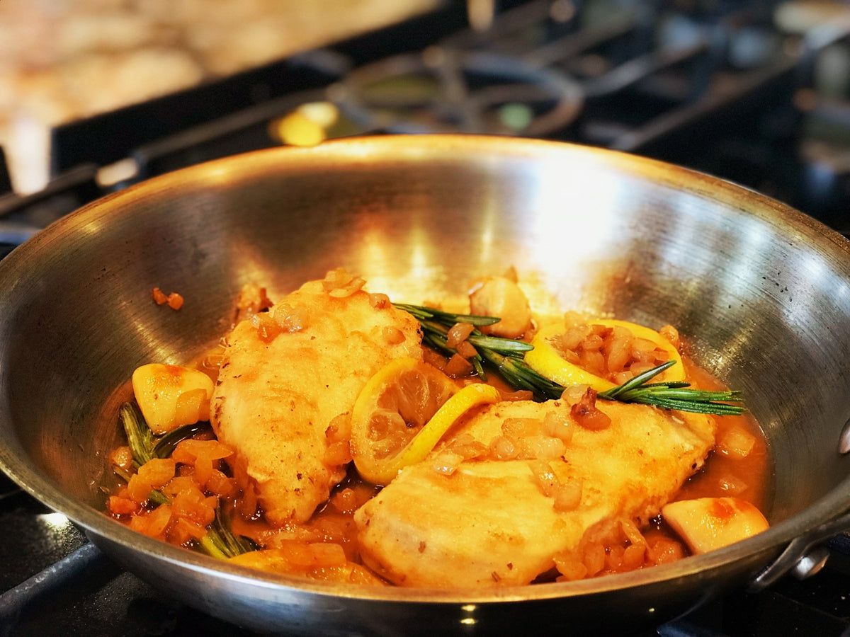 Rosemary & Lemon Sautéed Chicken Breasts - Texas Hill Country Olive Co.