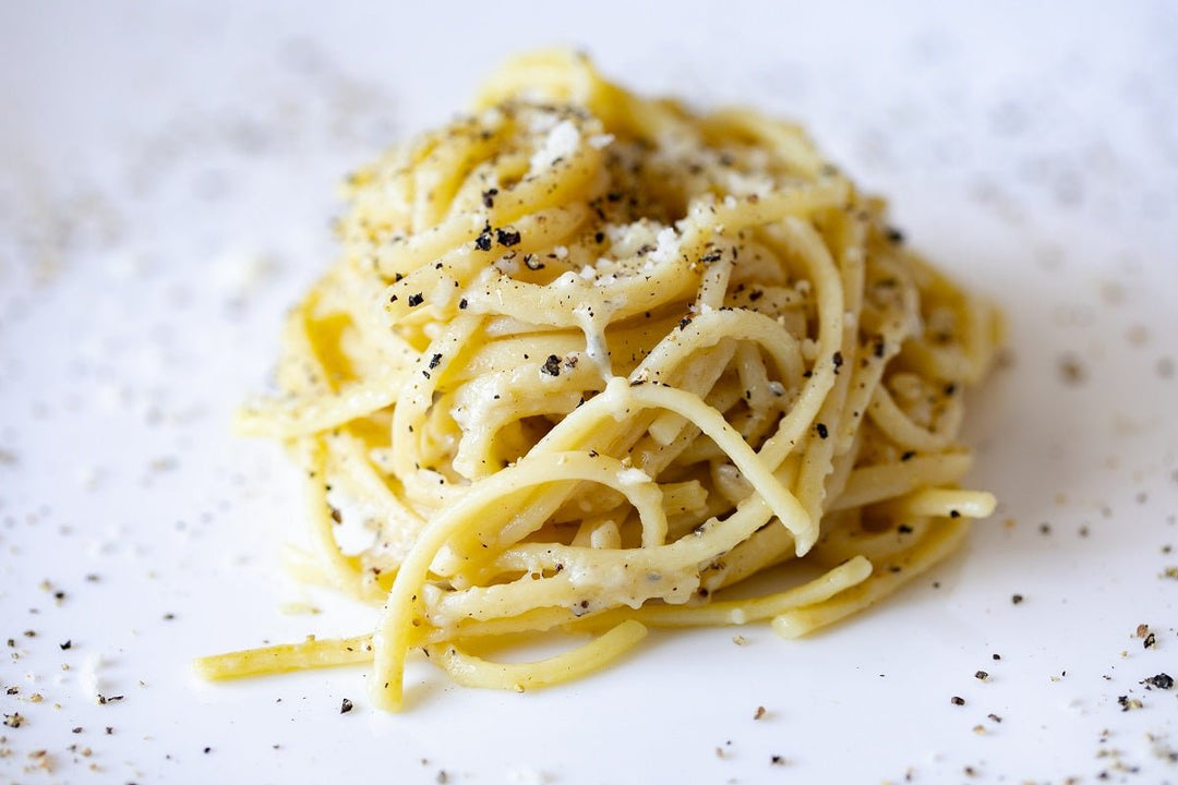 Traditional Cacio e Pepe with Extra Virgin Olive Oil - Texas Hill Country Olive Co.