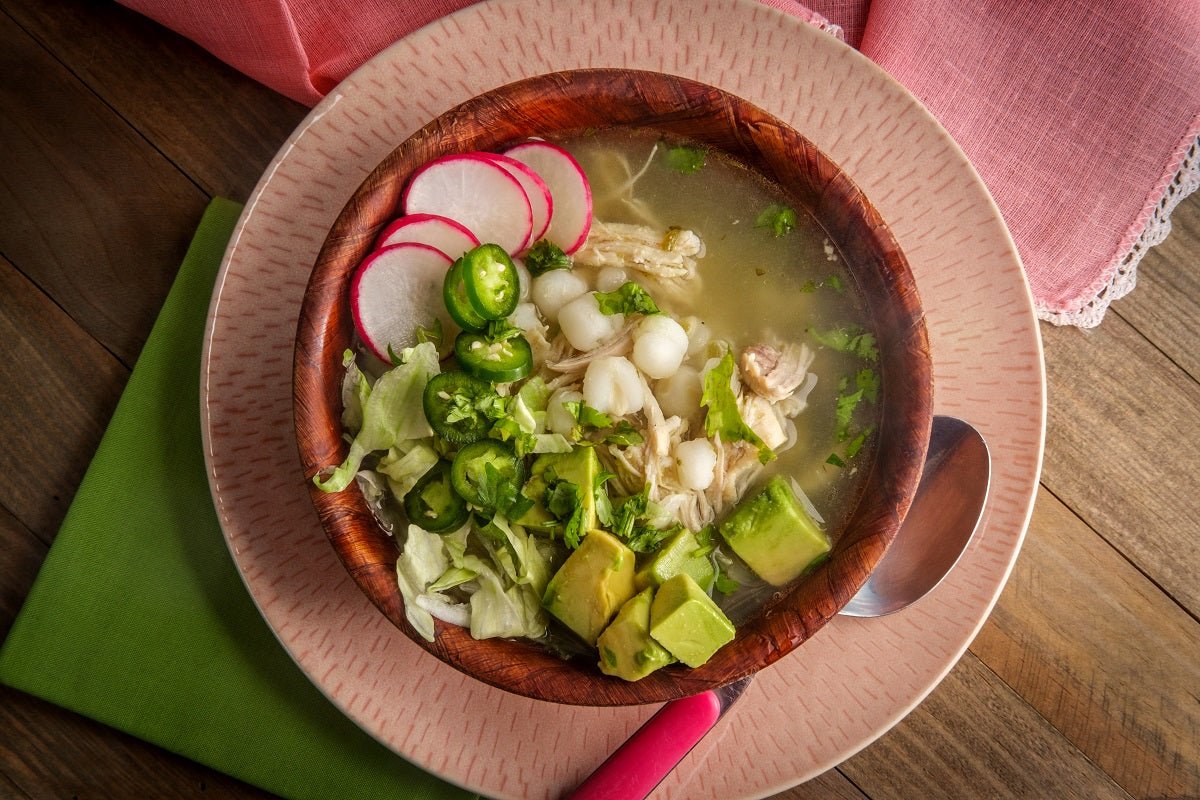 Traditional Pork Posole Verde - Texas Hill Country Olive Co.