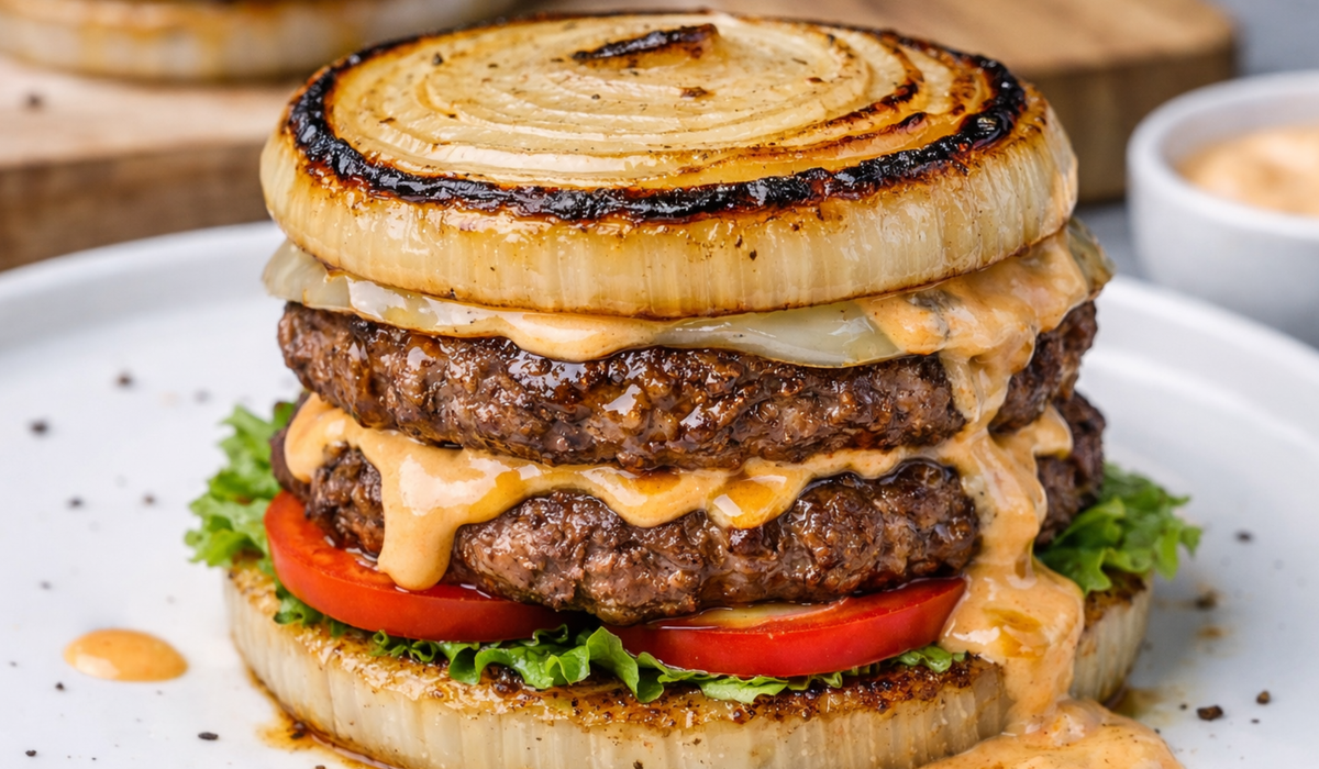 Viral Bunless Flying Dutchman Burger (Inspired by In-N-Out)