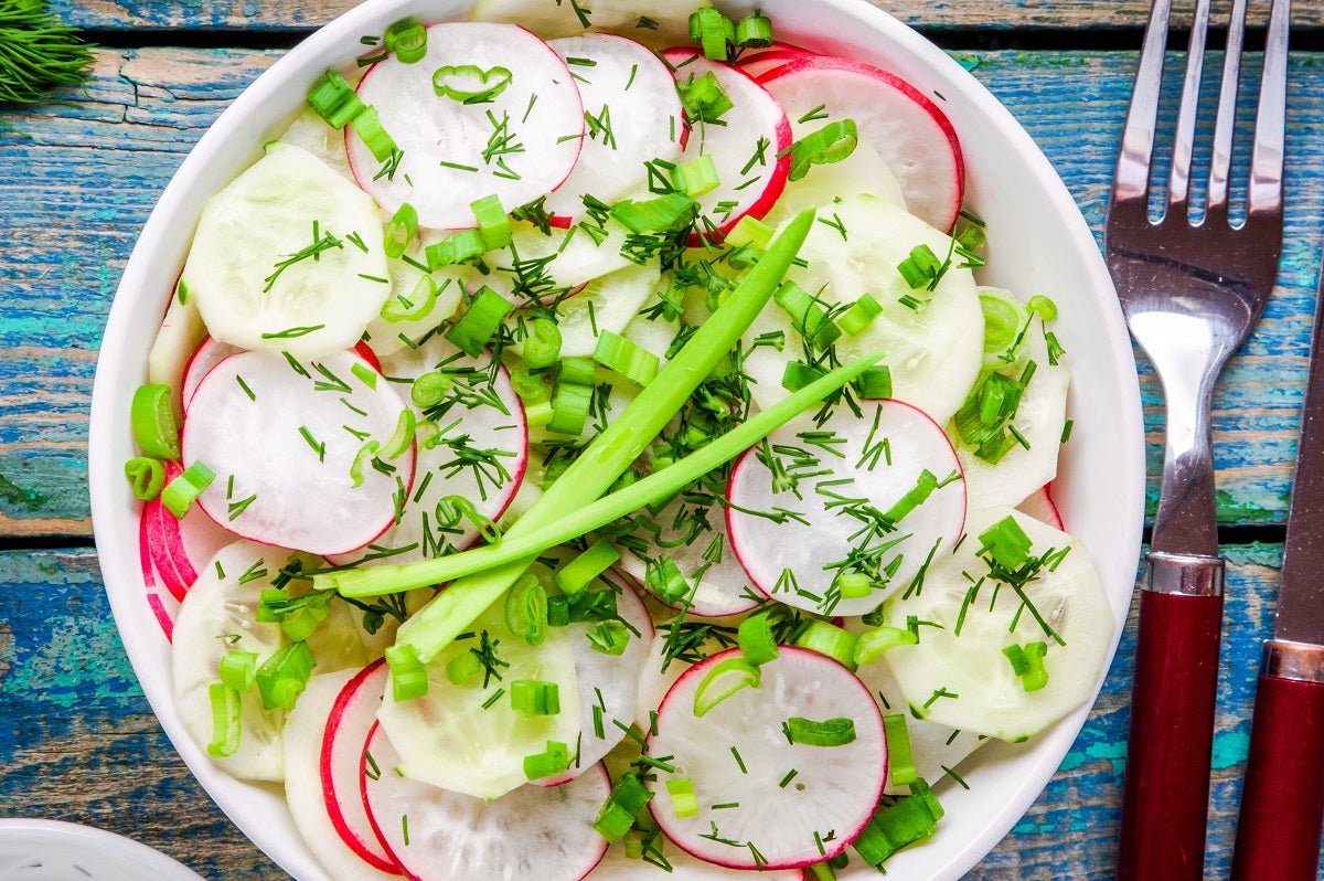 White Bean and Radish Salad with Anchovy Vinaigrette - Texas Hill Country Olive Co.