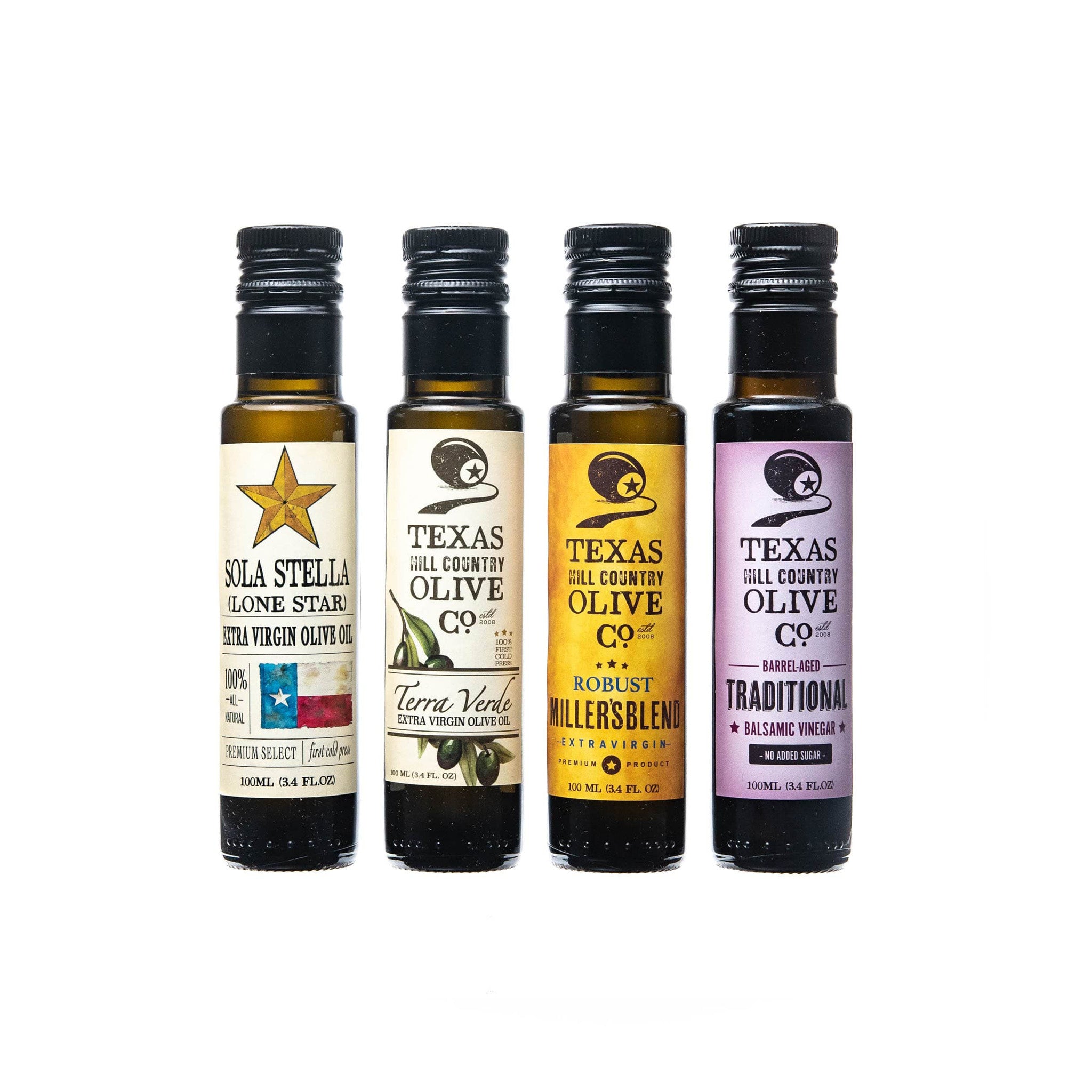 Award Winning Olive Oil Mini Set - 4 Pack Sampler – Texas Hill