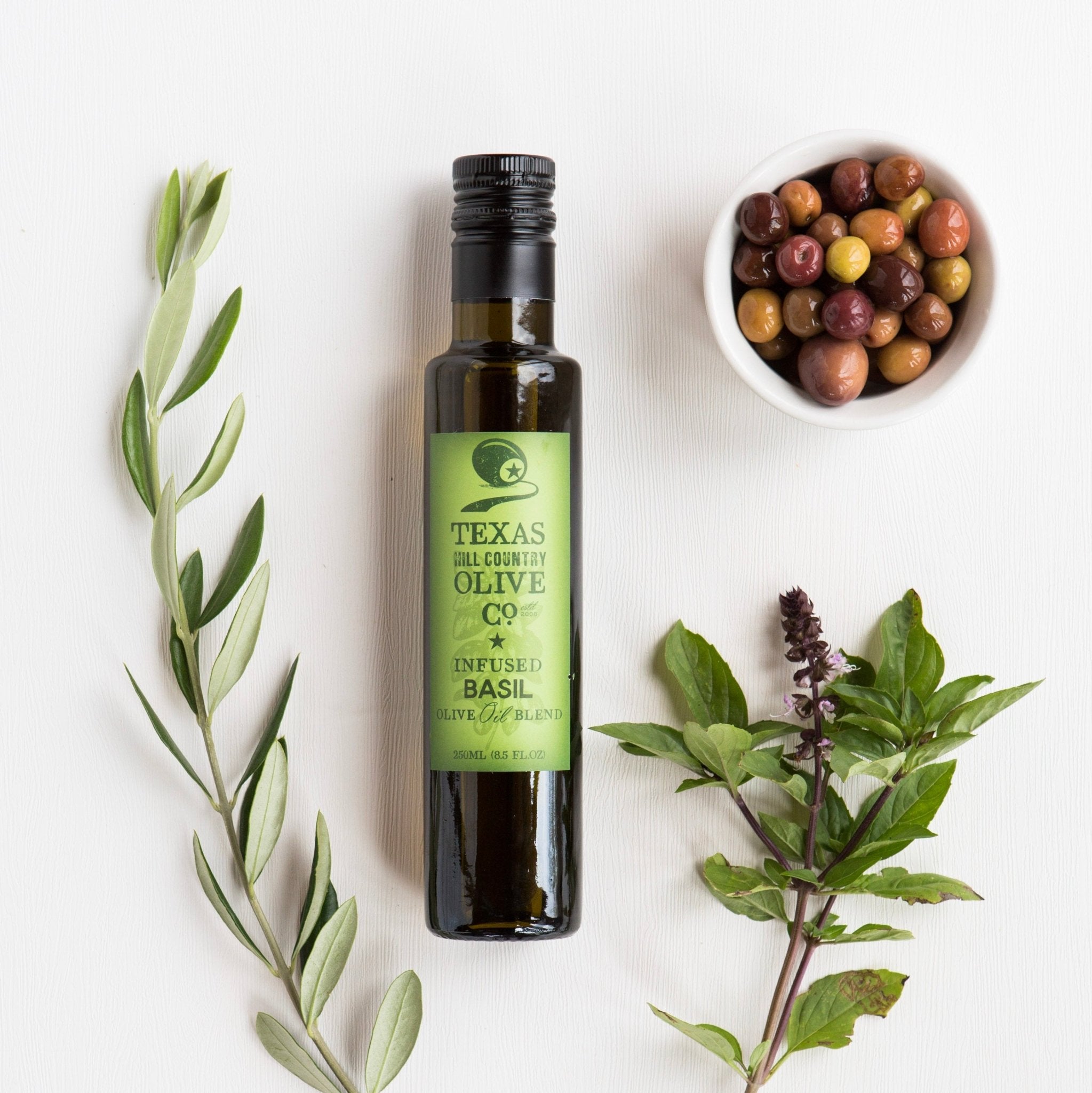 Basil Infused Olive Oil – Texas Hill Country Olive Co.