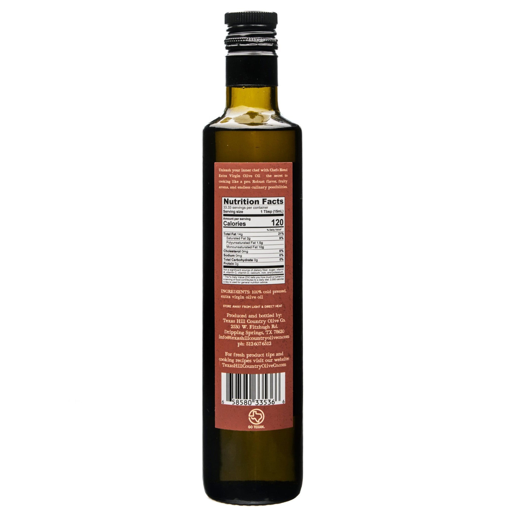Texas Olive Oil - Cold Pressed Blend for Chefs – Texas Hill