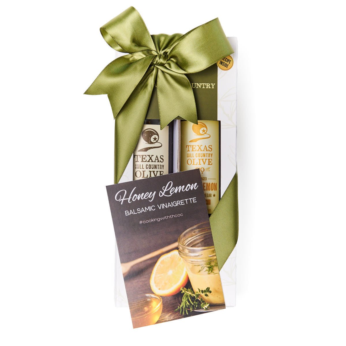 Honey Lemon Vinaigrette Recipe Set_Gift Sets_Texas Hill Country Olive Co.