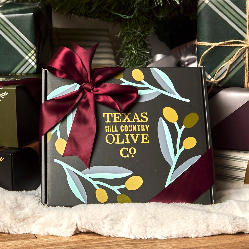 Lemon Vinaigrette Recipe Olive Gift Box with Dish Towel – Texas