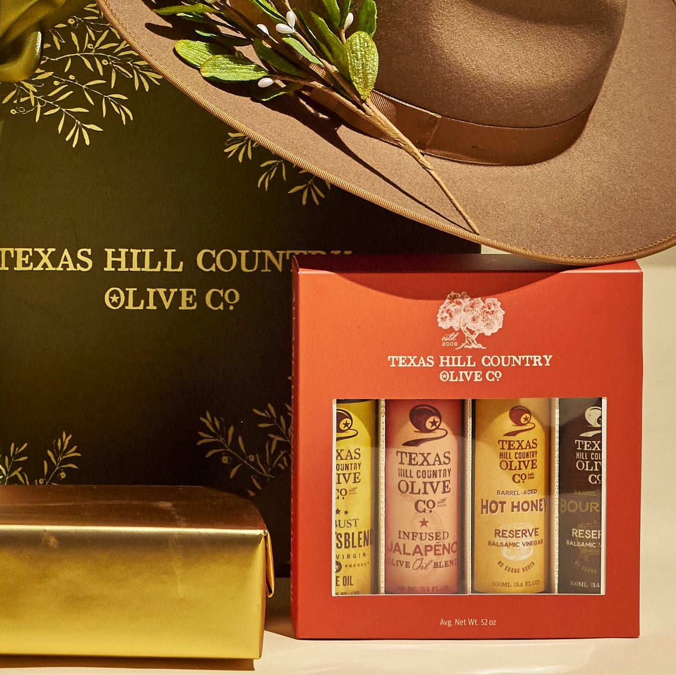 A Night In Texas 4枚セット Lone Star Mini Gift Set - Texas Themed Gourmet Gifts – Texas Hill