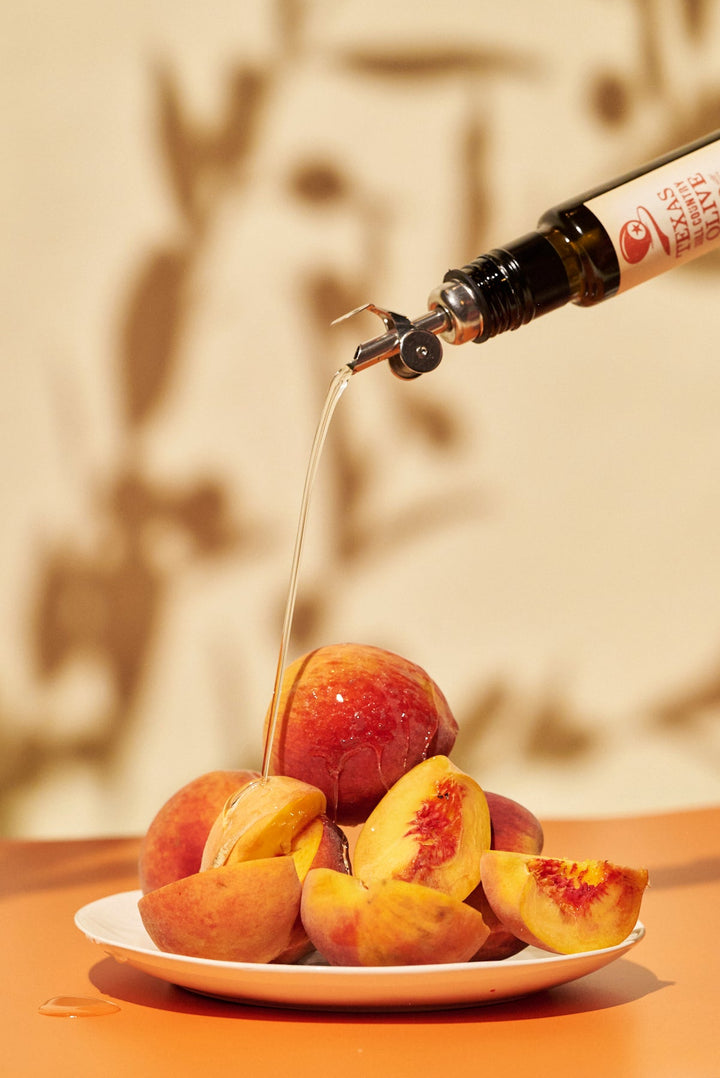 Peach_Balsamic_Vinegar_Texas Hill Country Olive Co.