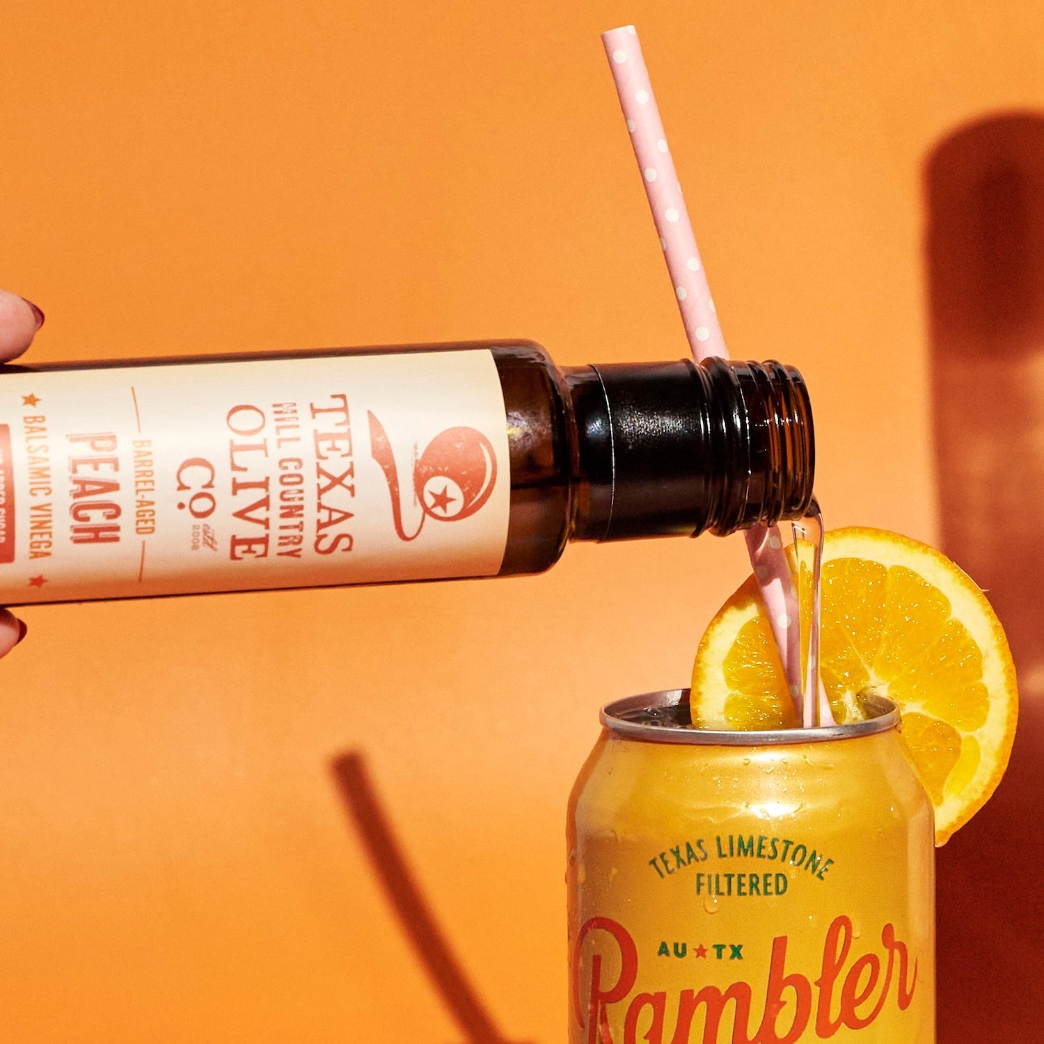 Peach Balsamic Vinegar - Texas Hill Country Olive Co.