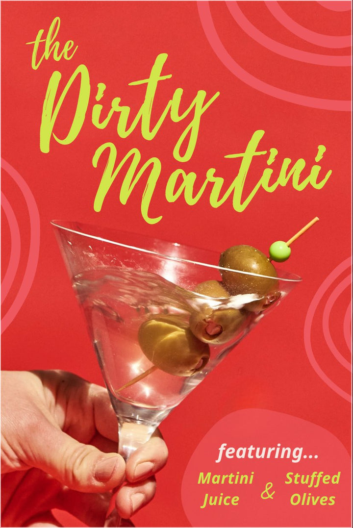 The Dirty Martini Cocktail Gift Set