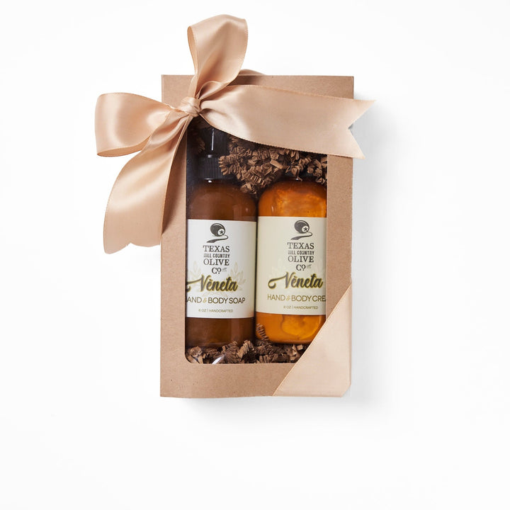 Veneta Olive Oil Hand Soap & Body Cream Set