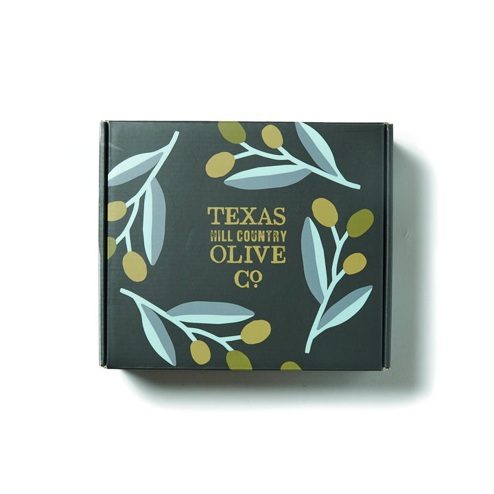 Balsamic Brussel Sprouts Olive Box_Gift Sets_Texas Hill Country Olive Co.