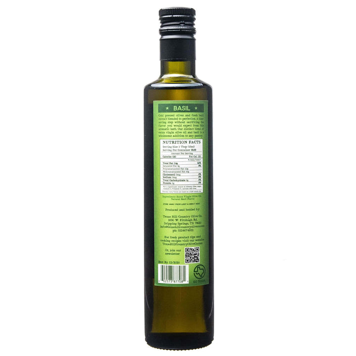 Basil Infused Olive Oil_Infused Olive Oil_Texas Hill Country Olive Co.