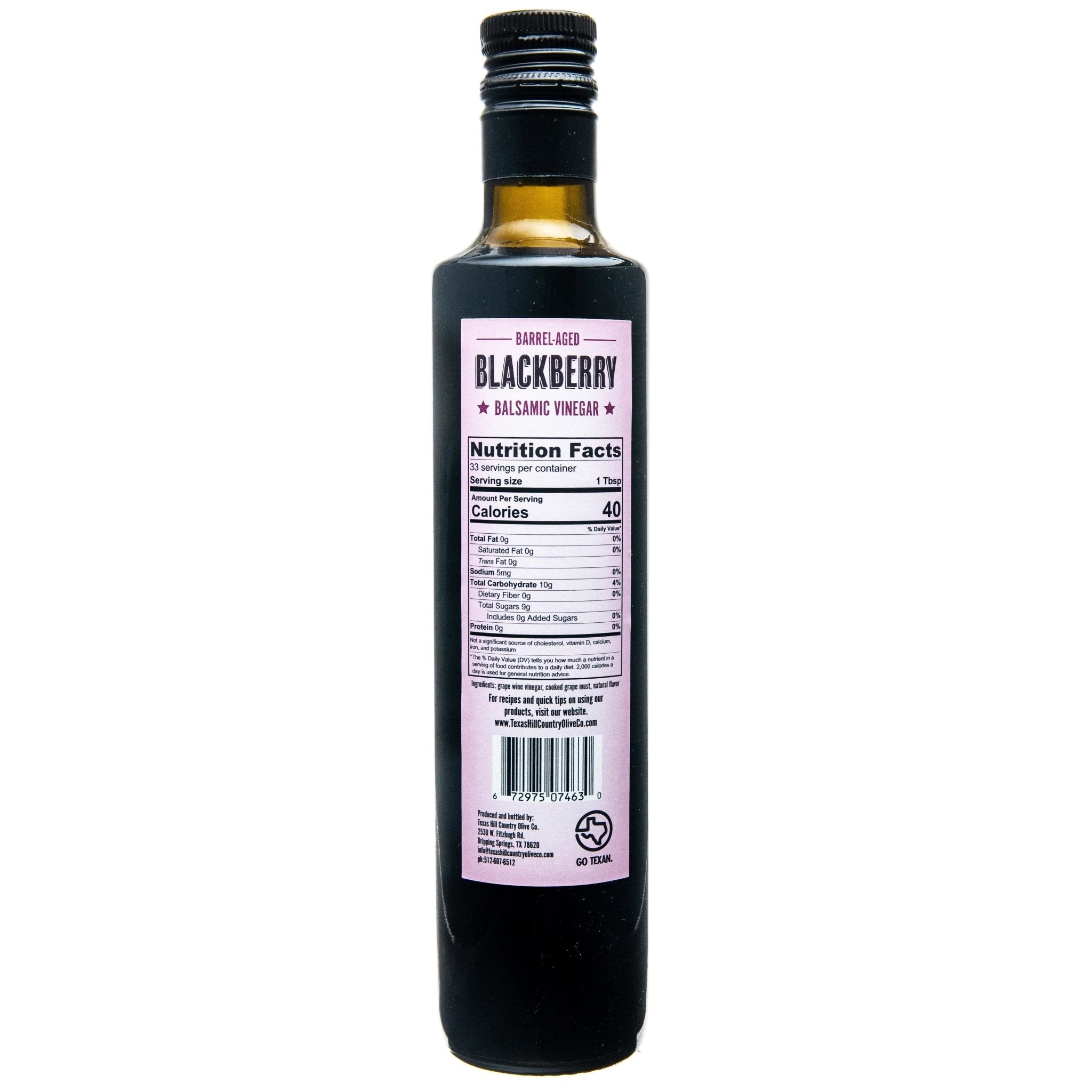 Blackberry Balsamic Vinegar - Texas Hill Country Olive Co.