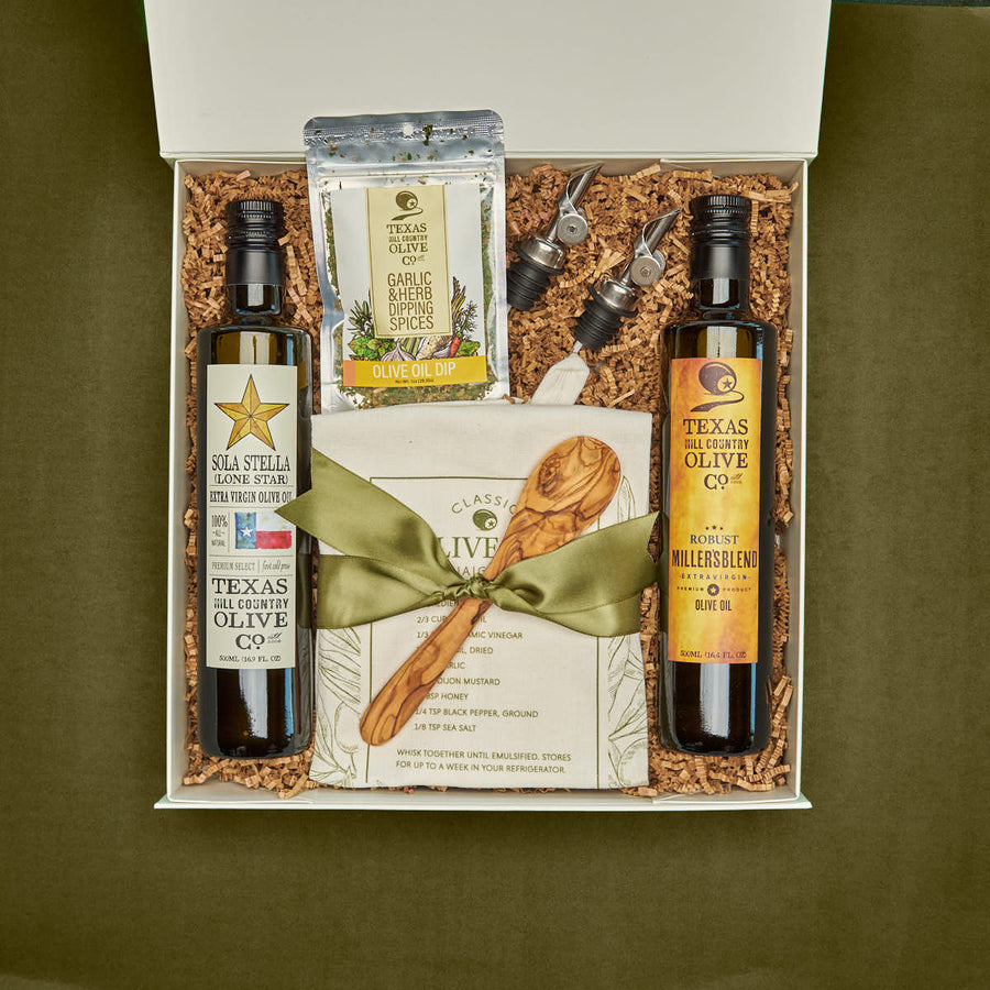 Deluxe Dipping Keepsake Box_Gift Sets_Texas Hill Country Olive Co.
