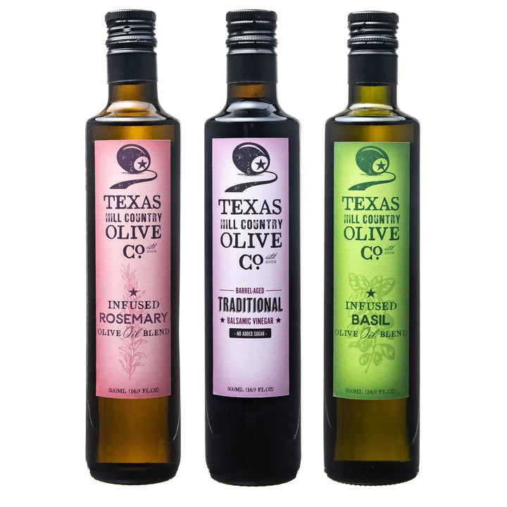 Herb Infused & Balsamic Gift Pack_Gift Sets_Texas Hill Country Olive Co.