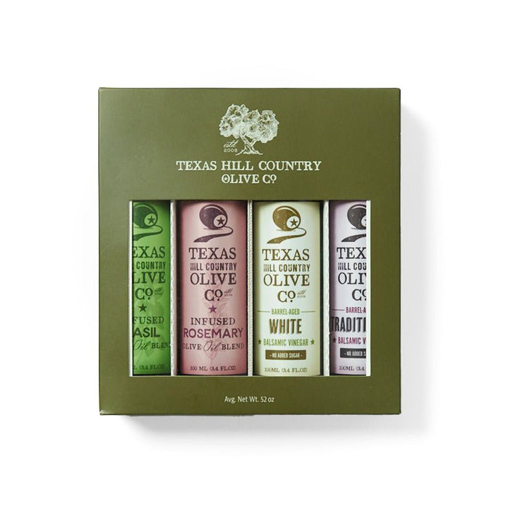 Herb Infused Mini Set - Green_Gift Sets_Texas Hill Country Olive Co.