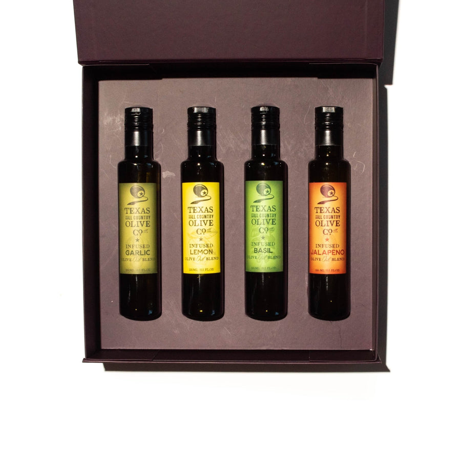 Infused Olive Oil Keepsake Box 250ml_Gift Sets_Texas Hill Country Olive Co.