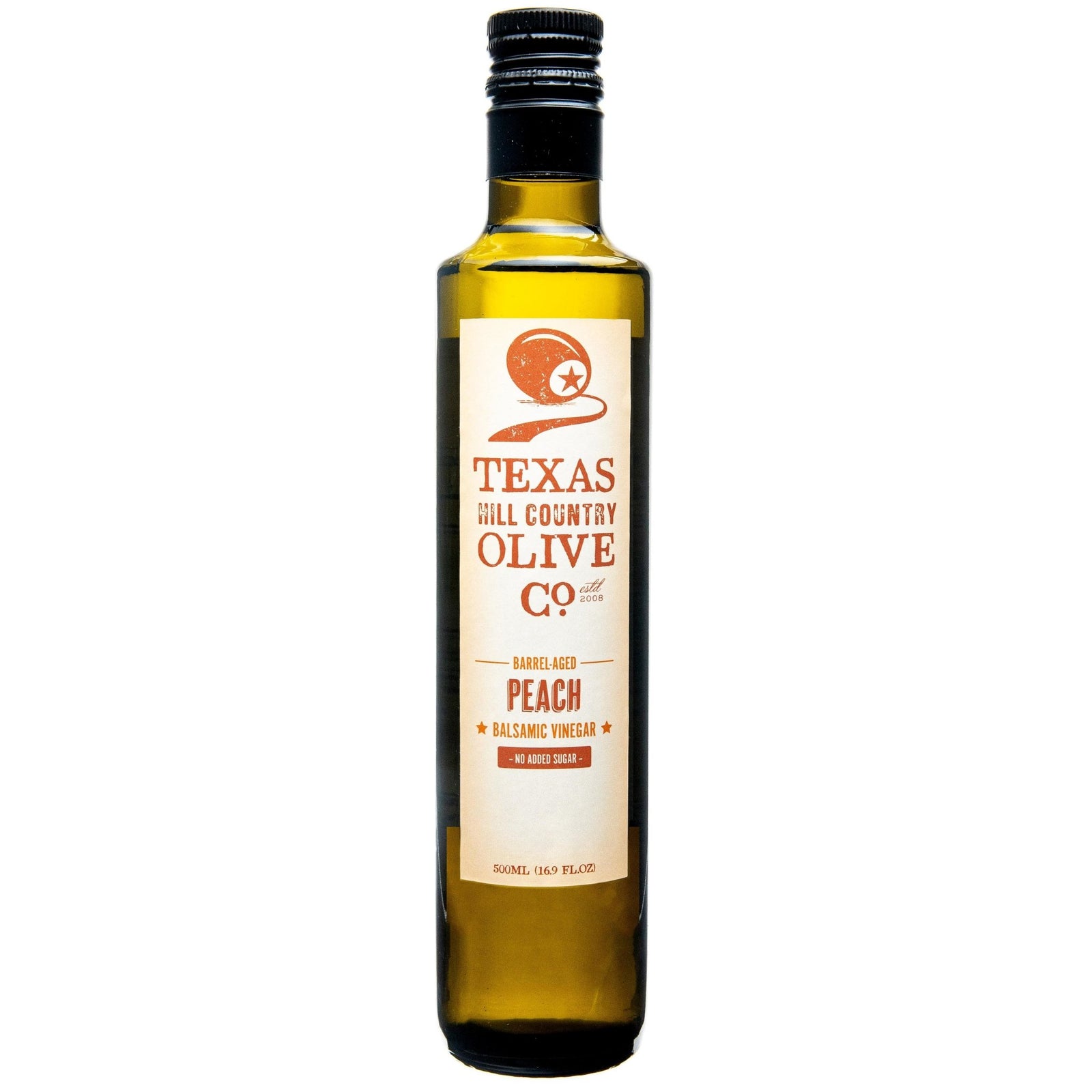 500 ml bottle of Peach Balsamic Vinegar