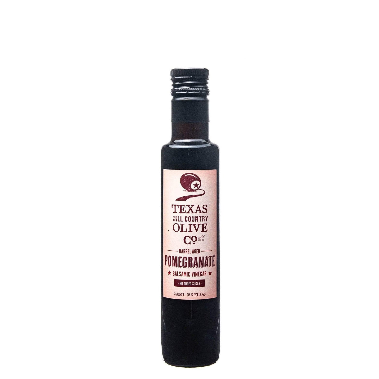 250 ml bottle of Pomegranate Balsamic Vinegar