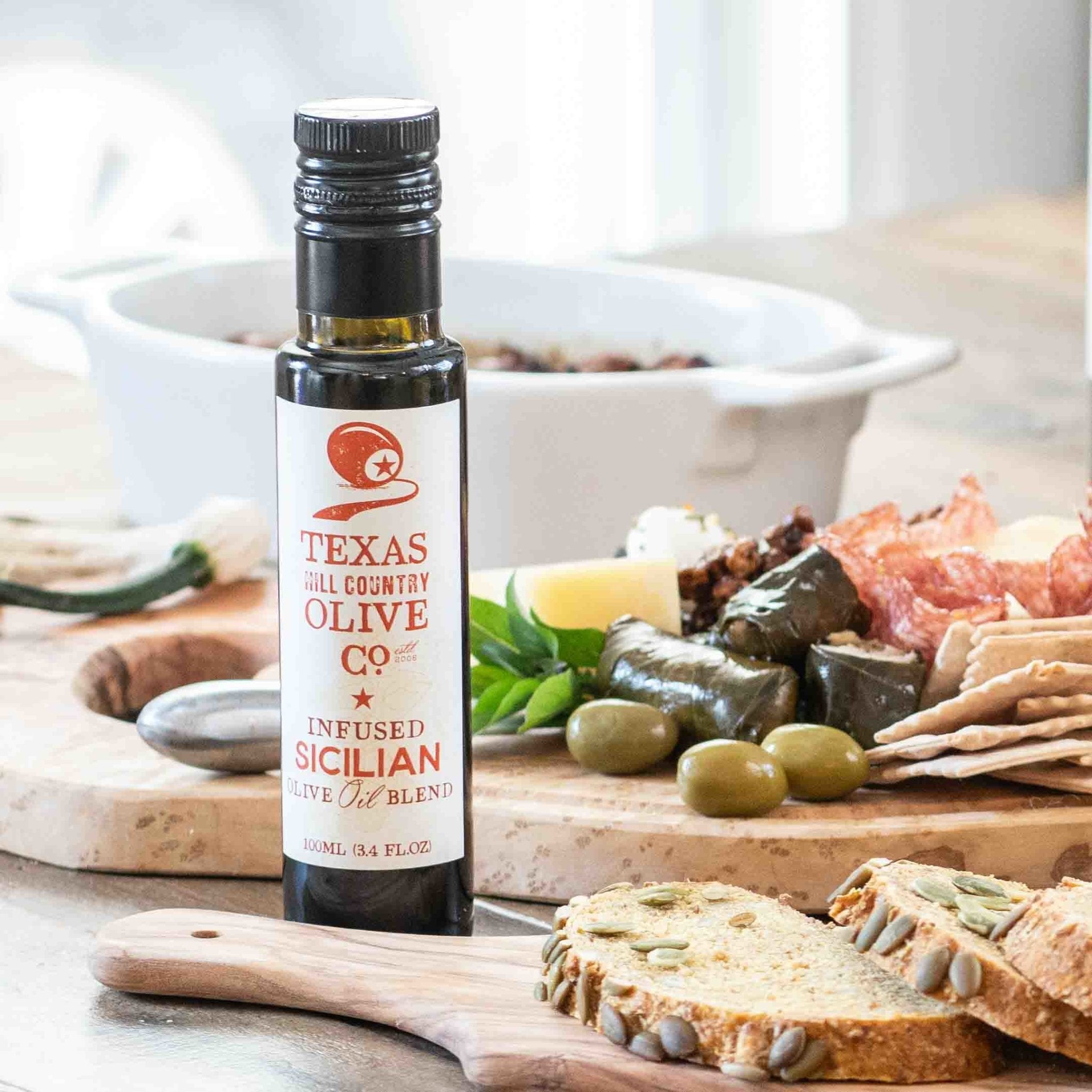 Sicilian Infused Olive Oil - Texas Hill Country Olive Co.
