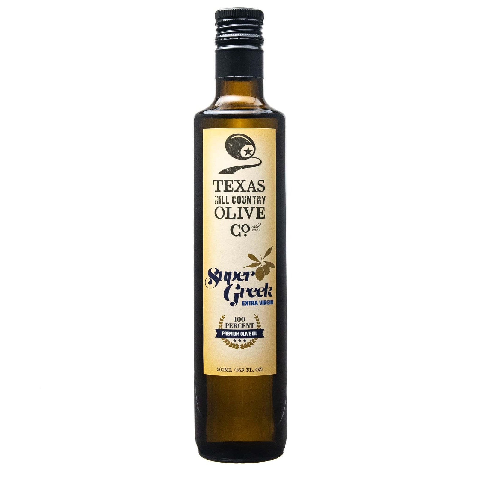 500 ml bottle of Super Greek Extra Virgin Olive Oil