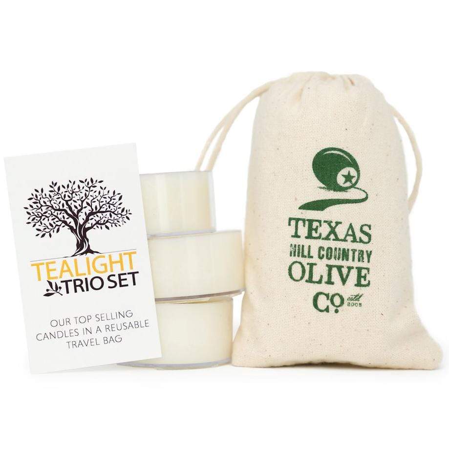 Tea Light Trio_Spa_Texas Hill Country Olive Co.